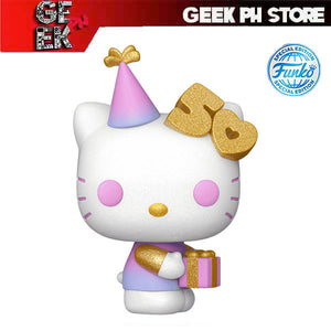 Funko Pop HELLO KITTY WITH GIFT  GOLD  (GLITTER) - 50TH ANNIVERSARY Special Edition Exclusive sold by Geek PH