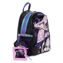 Load image into Gallery viewer, Loungefly KPop Demon Hunters KPop Demon Hunters HUNTR/X Mini Backpack with Photo Card Charm