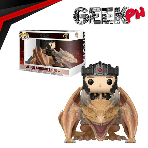 Funko House of the Dragon Aegon Targaryen with Sunfyre Funko Pop! Ride #135 sold by Geek PH