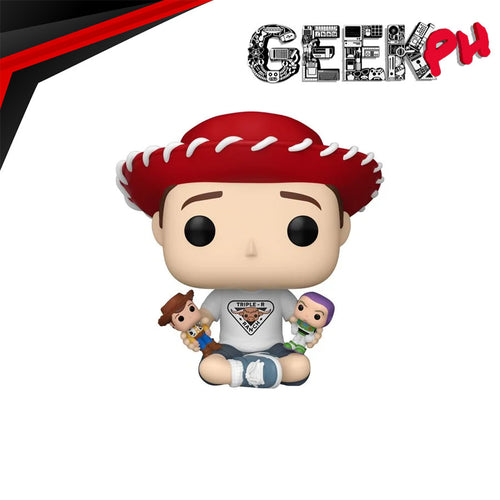 Funko Toy Story 30th Anniversary Andy with Buzz Lightyear and Woody Funko Pop! Vinyl Figure #1596 sold by Geek PH