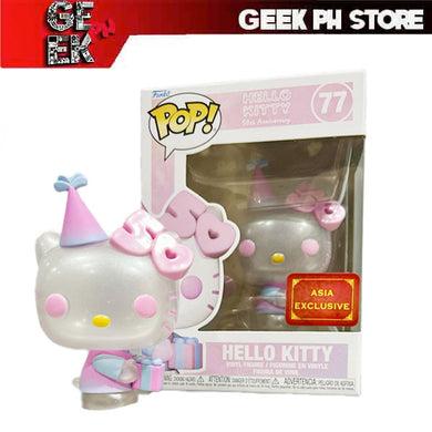Funko Pop! Sanrio: Hello Kitty 50th - Hello Kitty with Gift Asia Exclusive sold by Geek PH