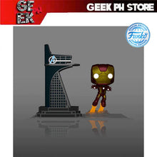 Load image into Gallery viewer, Funko POP Town: Avengers 2 - Avengers Tower w/ Iron Man GITD Special Edition Exclusive sold by Geek PH