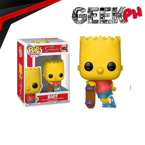 Funko Pop! Television: The Simpsons - Bart with Skateboard sold by Geek PH
