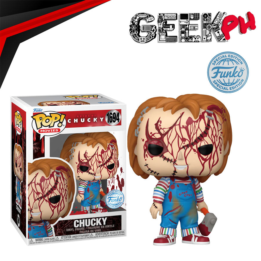 Funko Pop! Bride of Chucky - Bloody Chucky Special Edition Exclusive sold by Geek PH