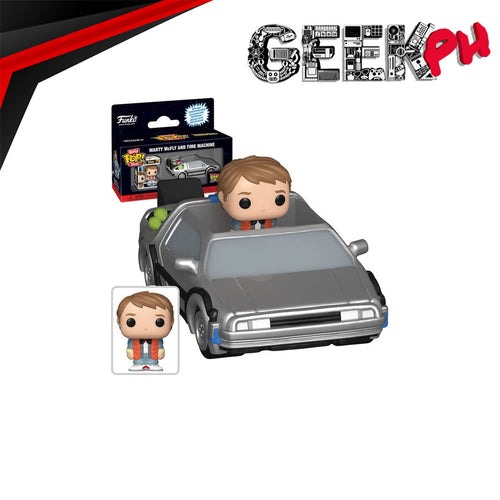 Funko Back to the Future Marty McFly and Time Machine Funko Bitty Pop! Ride sold by Geek PH