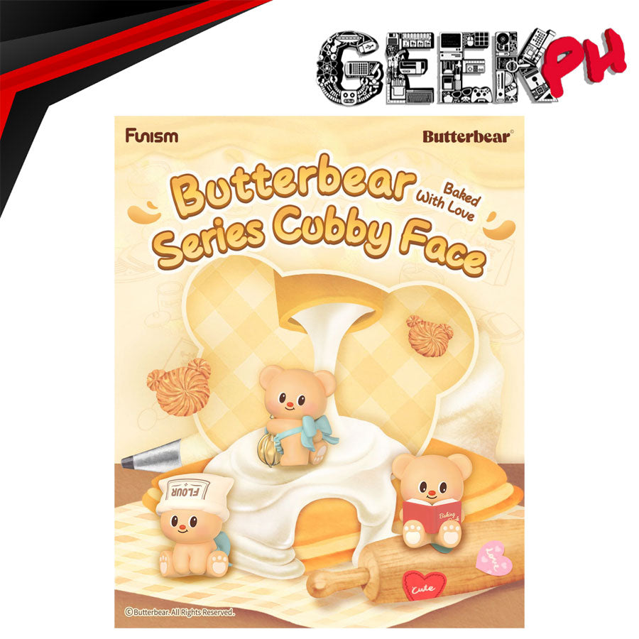 Funism Butterbear Baked with Love Series Cubby Face sold by Geek PH