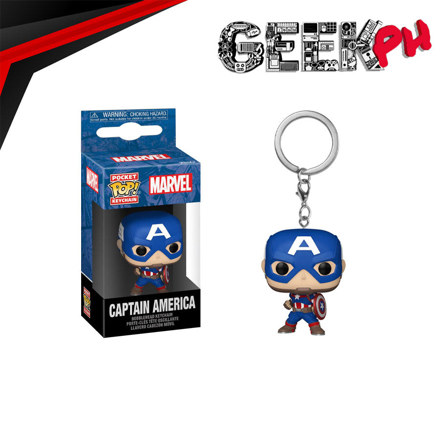 Funko Pocket Pop! Keychain: Marvel New Classics - Captain America sold by Geek PH