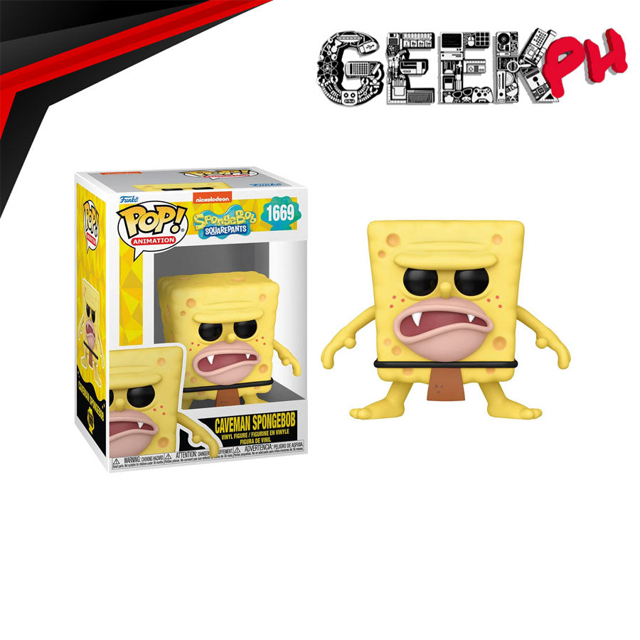 Funko Pop! TV: SpongeBob SquarePants 25th Anniversary - Caveman SpongeBob sold by Geek PH