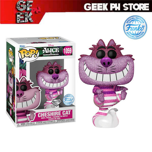 Funko POP Disney: Alice in Wonderland - Cheshire Cat Diamond Glitter Special Edition Exclusive sold by Geek PH