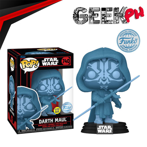 Funko POP Star Wars: SW Darkside- Darth Maul Hologram Glow in the Dark Special Edition Exclusive sold by Geek PH