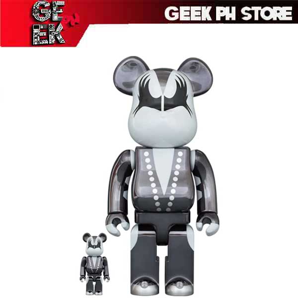 Medicom BE@RBRICK KISS DEMON CHROME Ver. 100% & 400% sold by Geek 