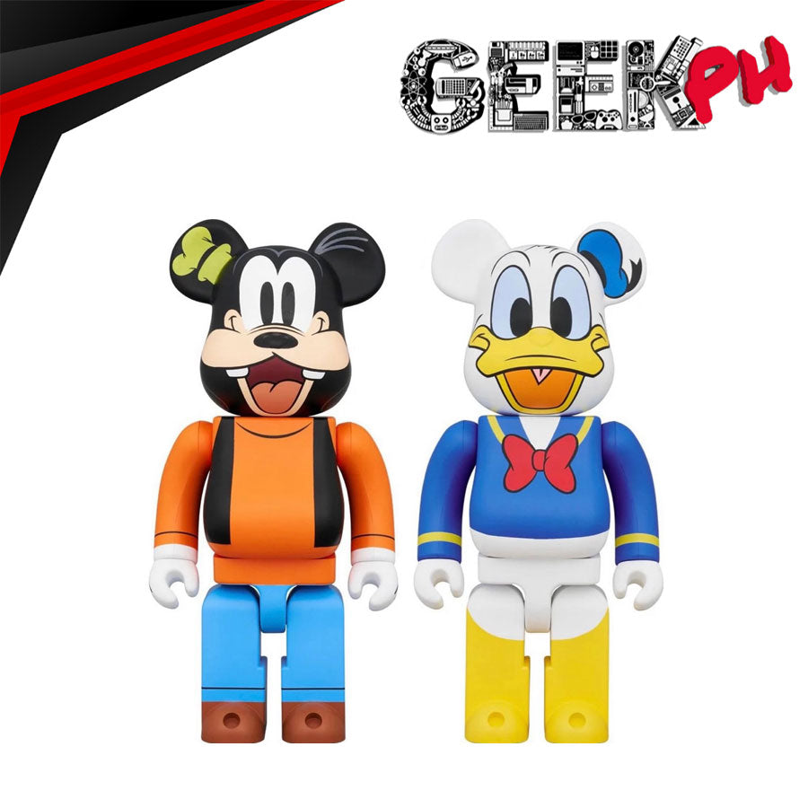 Medicom BE@RBRICK DONALD DUCK & GOOFY 100% 2pcs set sold by Geek 