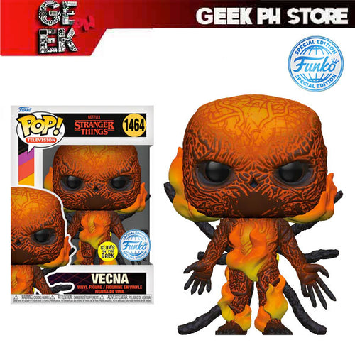 Funko Pop! Television: Stranger Things Season 4 Vecna Fire Glow in the Dark Special Edition Exclusive sold by Geek PH