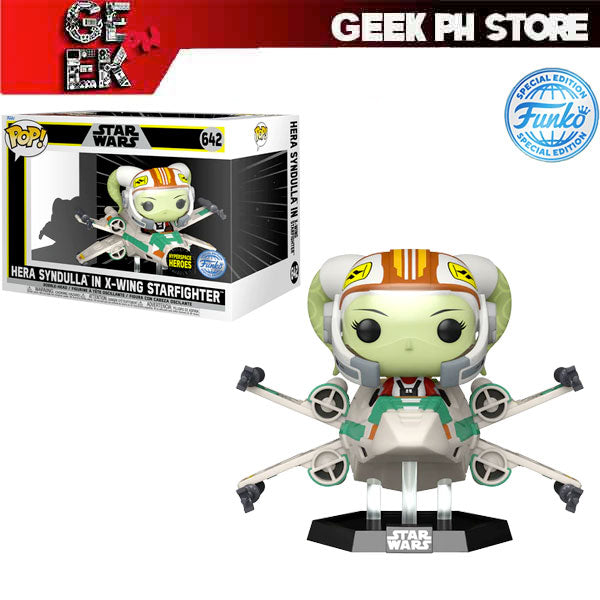 Funko Pop! Ride Super Deluxe: Star Wars Rebels Hyperspace Heroes - Hera Syndulla in X-Wing Starfighter Special Edition Exclusive sold by Geek PH