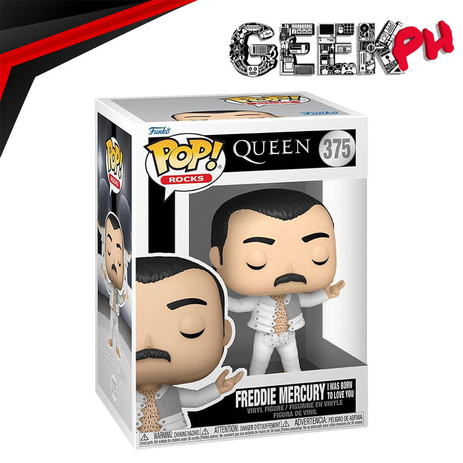 Funko Pop Rocks - Queen - Freddie Mercury - I was born alive sold by Geek PH