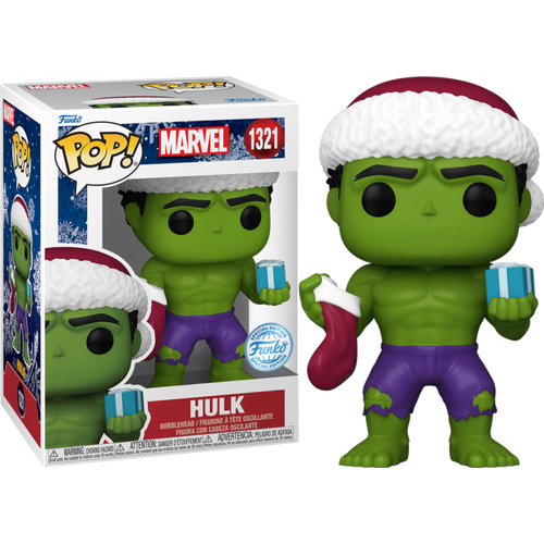 Funko POP Marvel: Holiday Green Hulk Special Edition Exclusive sold by Geek PH