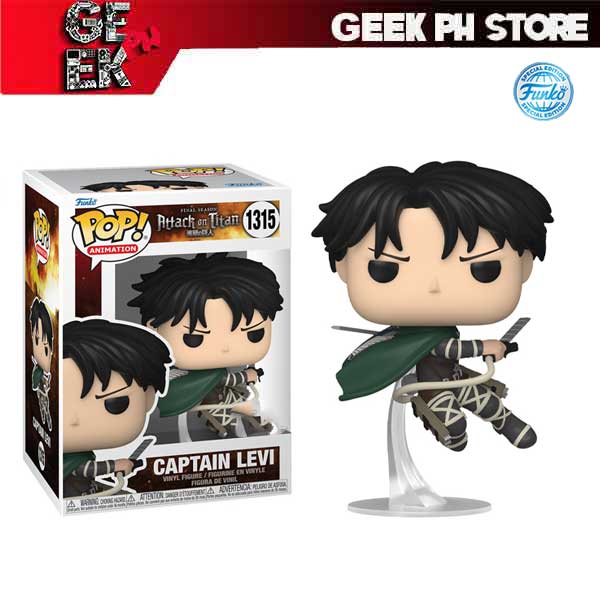 Funko Pop Animation Attack on Titan Captain Levi Ackerman Special Edition Exclusive  sold by Geek PH