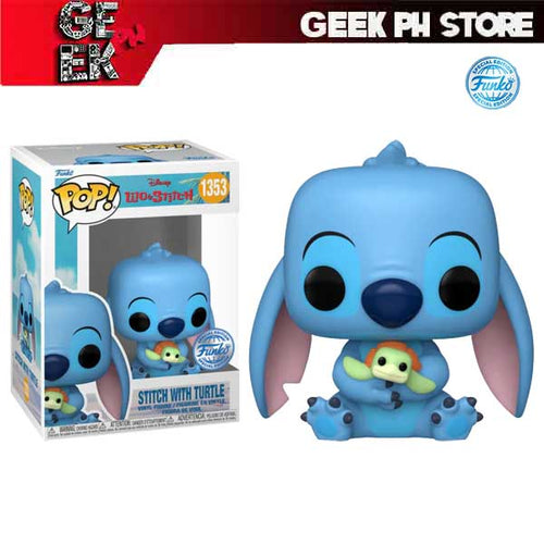 Funko Pop Disney Lilo and Stitch with Turtle Special Edition Exclusive sold by Geek PH