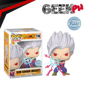 Funko Pop Dragon Ball Super : Super Hero Gohan Beast Standing Special Edition sold by Geek PH