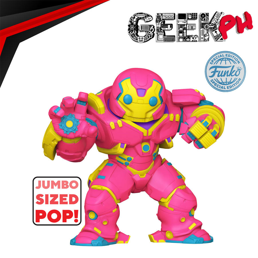 Funko POP  Jumbo Marvel: The Infinity Saga - Hulkbuster Blacklight Special Edition Exclusive sold by Geek PH