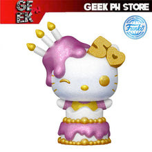 Load image into Gallery viewer, Funko Pop Sanrio Hello Kitty 50th - Hello Kitty Cake Diamond Glitter Special Edition Exclusvie sold by Geek PH