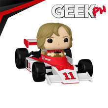 Load image into Gallery viewer, Funko MCLAREN Pop! Rides Super Deluxe James Hunt with McLaren M23D