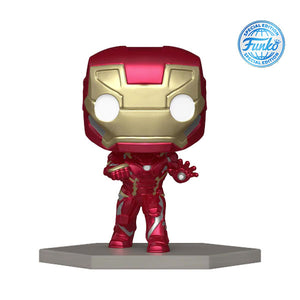 Funko Pop Marvel Civil War Build A Scene - Iron Man Special Edition Exclusive ( Pre Order Reservation )