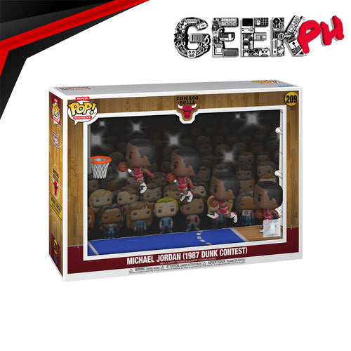 Funko NBA Pop! Deluxe Moment Michael Jordan (1987 Dunk Contest) sold by Geek PH