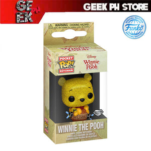 Funko POP Keychain Disney - Pooh w/ Honey Pot Diamond Glitter Special Edition Exclusive