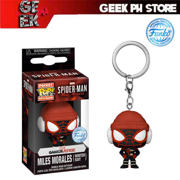 Funko POP Keychain: Miles Morales- Winter Miles Special Edition Exclusive sold by Geek PH