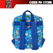 Load image into Gallery viewer, Loungefly: Stitch Camping Cuties All-Over Print Nylon Square Mini Backpack sold by Geek PH