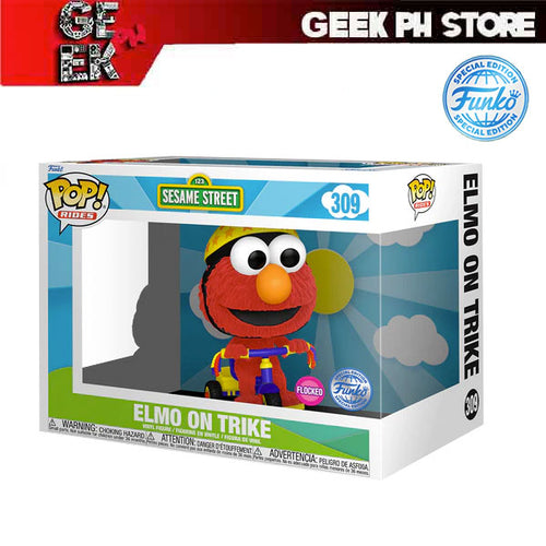 Funko POP! Rides: Sesame Street - Elmo on Trike FLOCKED  Special Edition Exclusive sold by Geek PH