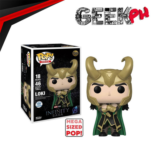 Funko POP Mega: Marvel - Loki w/ Helmet sold by Geek PH