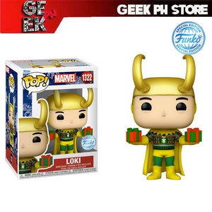 Funko POP Marvel: Holiday- Loki w/ Sweater Metallic Special Edition Exclusive sold by Geek PH