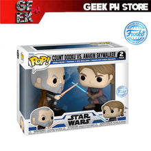 Load image into Gallery viewer, Funko Pop Vinyl STAR WARS: THE CLONE WARS 2 pack - Count Dooku vs Anakin Skywalker sold by Geek PH