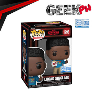 Funko Stranger Things Pop! Lucas Sinclair with Popcorn Exclusive sold by Geek PH