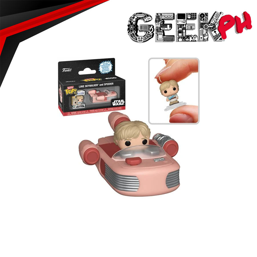 Funko Star Wars Luke Skywalker and Speeder Funko Bitty Pop! Ride sold by Geek PH