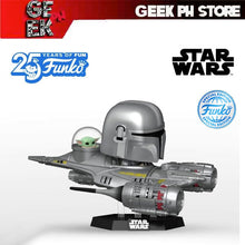 Load image into Gallery viewer, Funko Pop Ride Super Deluxe : The Mandalorian - The Mandalorian and Grogu in N1 Starfighter Special Edition Exclusive sold by Geek PH