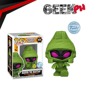Funko Pop! Animation: Looney Tunes - Marvin the Martian in Mummy Costume Glow in the Dark Special Edition Exclusivesold by Geek PH
