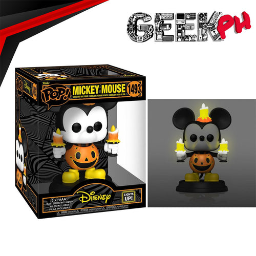 Funko Pop! Super: Disney - Lights and Sounds Mickey Mouse in Pumpkin Costume sold by Geek PH