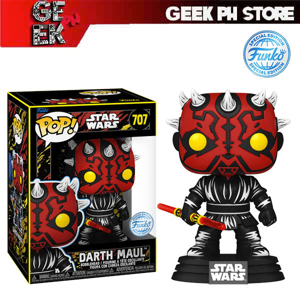 Funko Pop Star Wars: Phantom Menace 25th Anniversary - Darth Maul Retro Special Edition Exclusive sold by Geek PH