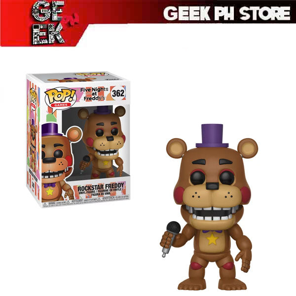 Funko POP Games: FNAF 6 Pizza Sim - Rockstar Freddy sold by Geek PH