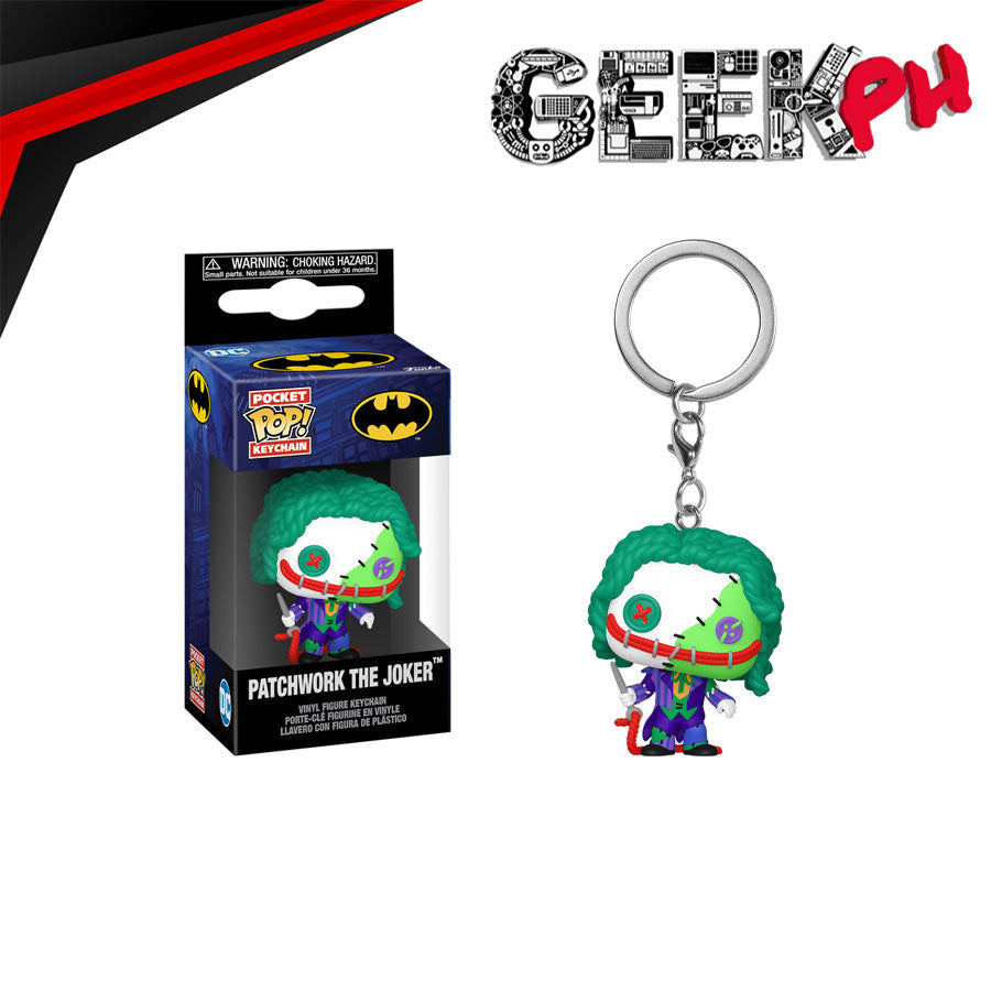 Funko Pocket Pop! Keychain: DC Comics - The Joker (Patchwork) sold 