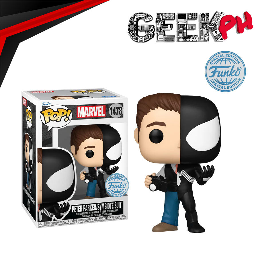 Funko POP! Spider-Man PETER PARKER/SYMBIOTE SUIT Exclusive sold