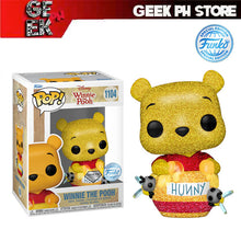 Load image into Gallery viewer, Funko POP Vinyl Disney - Pooh w/ Honey Pot Diamond Glitter Special Edition Exclusive sold by Geek PH