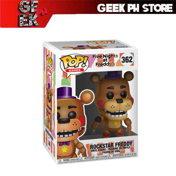 Funko Pocket POP Keychain: Rockstar Foxy Aus FNAF Pizza Simulator – Vinyl-Anhänger Ca. 4 Cm