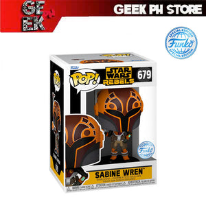 Funko POP Star Wars: Rebels- Sabine Metallic Special Edition Exclusive sold by Geek PH
