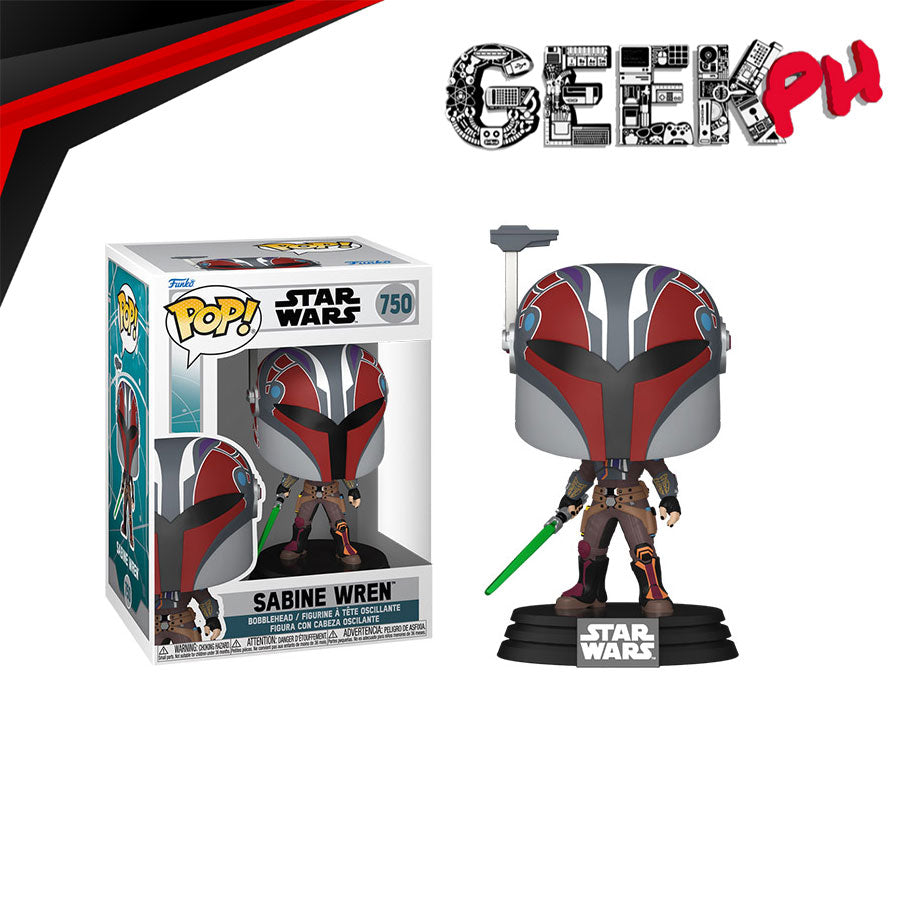 Funko Pop! Star Wars: Ahsoka - Sabine Wren with Lightsaber #750