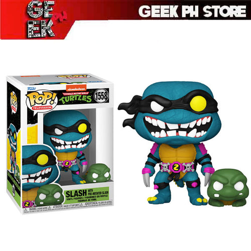 Funko Pop Pop! & Buddy: Teenage Mutant Ninja Turtles - Slash & Pre-Mutated Slash sold by Geek PH