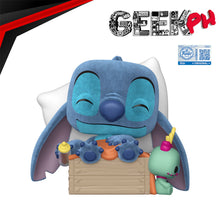 Load image into Gallery viewer, Funko Disney Pop! Plus Sleeping Stitch in Box (Flocked) Exclusive 1607 Sold by Geek PH